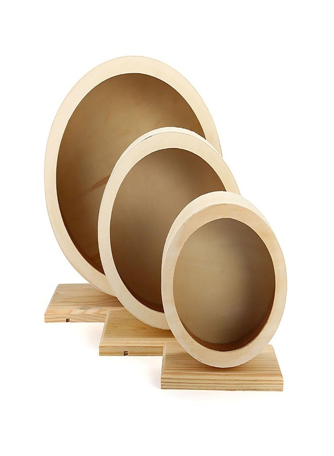 OMEM Hamster Exercise Wheel，Small Animals Running Toy Suitable for Rat, Pig, Chinchilla, Gerbil, etc. pet Wooden Harmless, Handmade (L) - Image 5